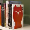 Bokstøtte Owl, rød