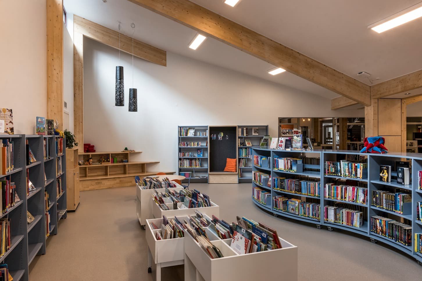 Seljord bibliotek interiør