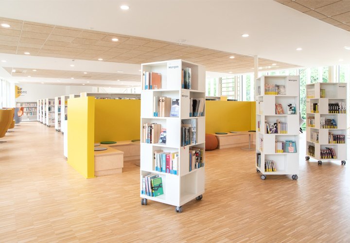 Bibliotek Pierre-Moinot i Niort, Frankrike
